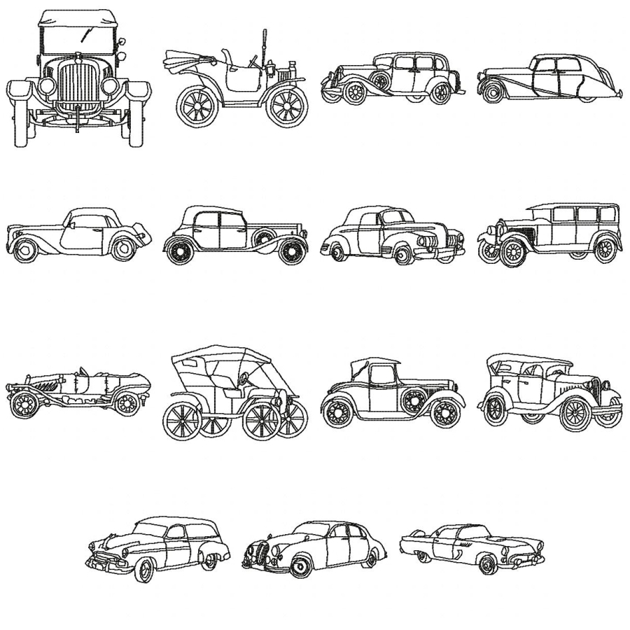 Driving Down Memory Lane BW 