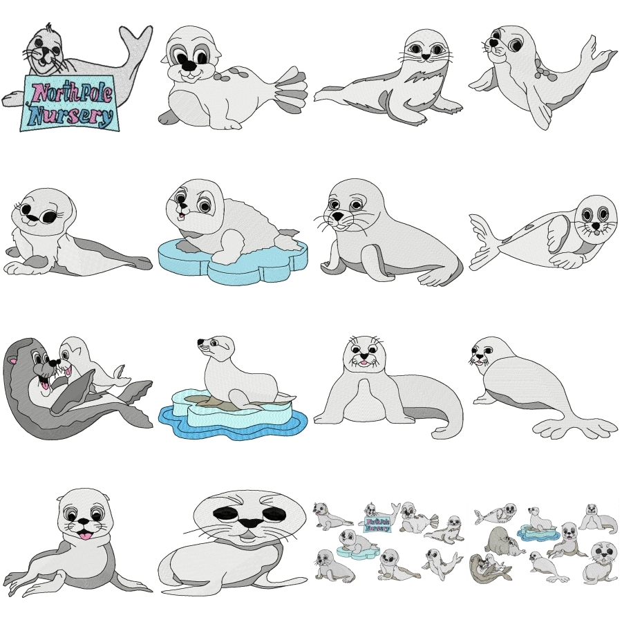 North Pole Nursery -02-Baby Seals