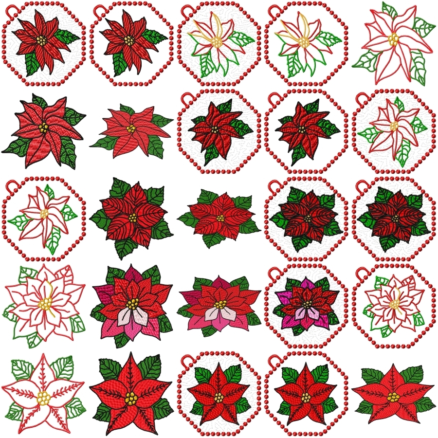 Poinsettias Galore