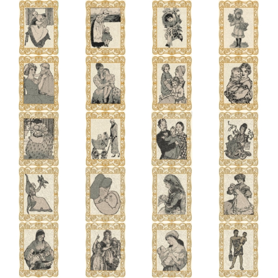Victorian Quilt Mothers Day 5x7