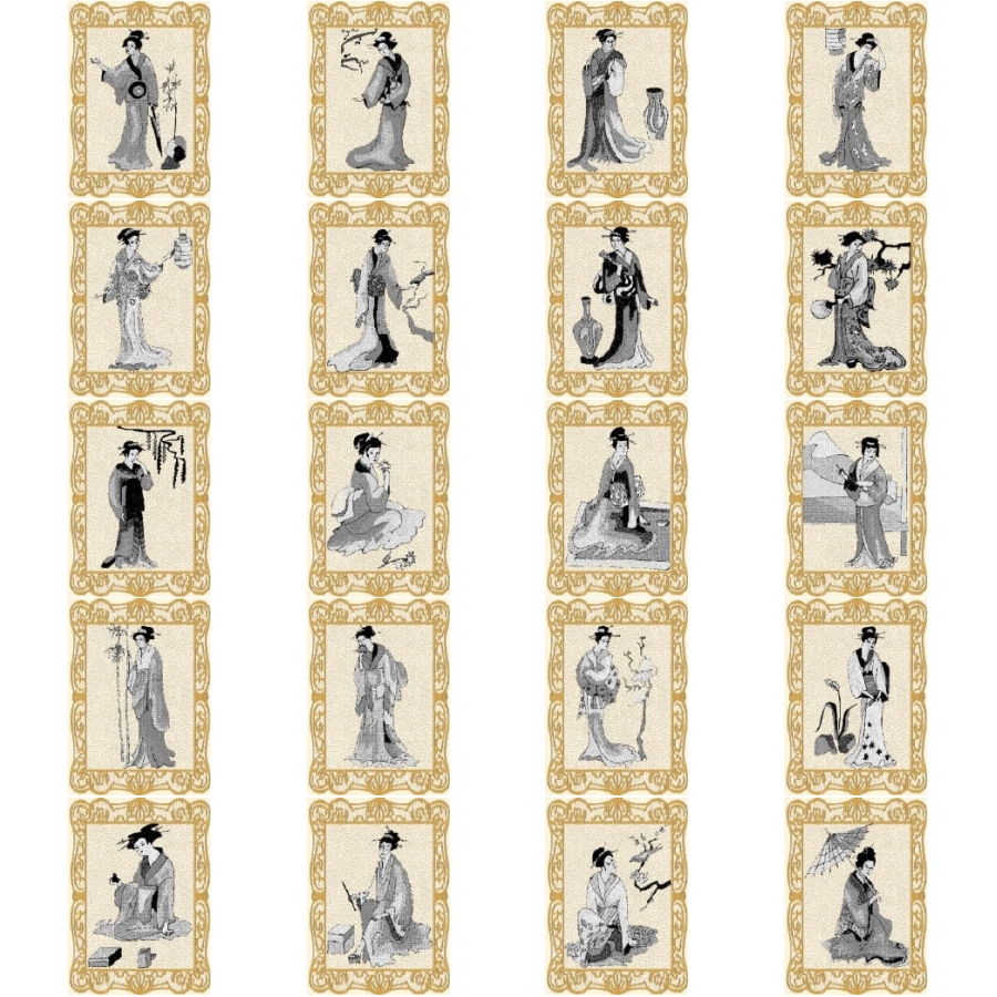 Victorian Quilt Series Taste of Japan 5x7