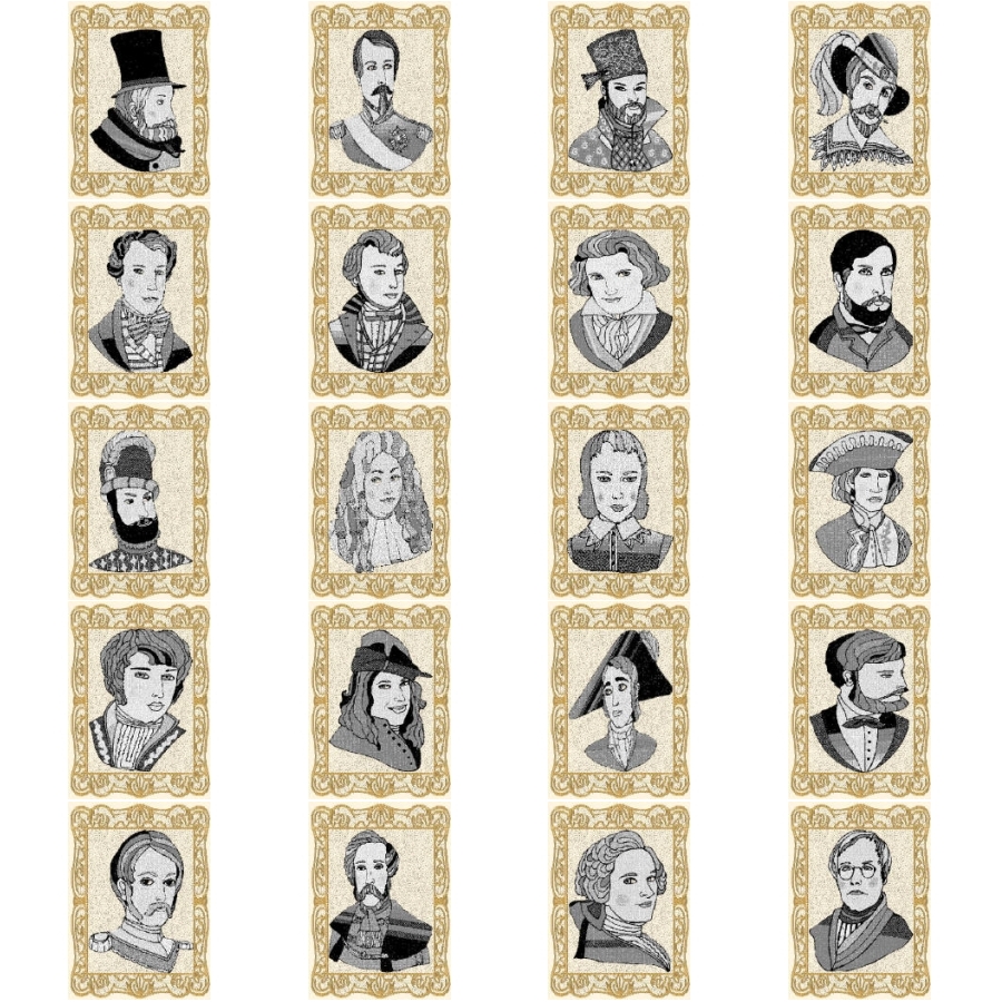 Victorian Quilt  Series Gentlemen Past Revealed 1