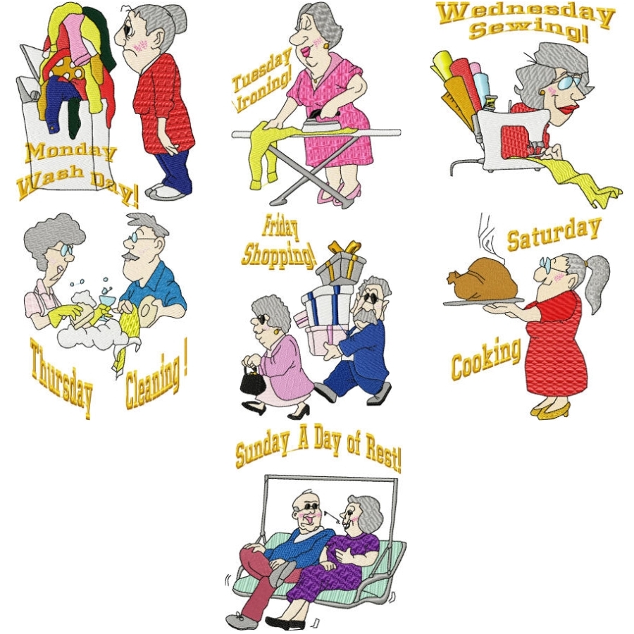 Golden Days of the Week