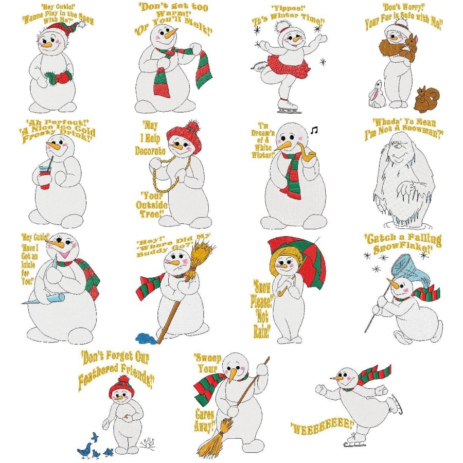 Golden-Snowman