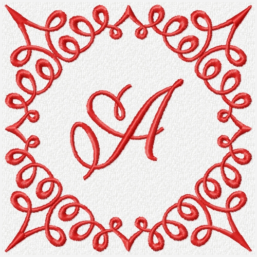 Monogram Scrolls-3