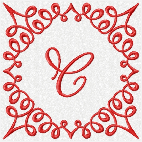 Monogram Scrolls-5