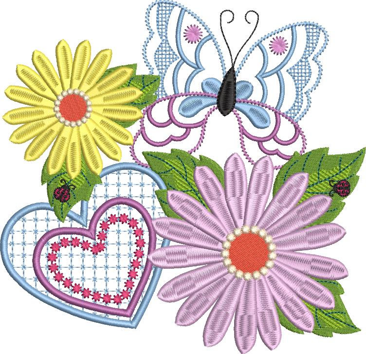 Daisies, Hearts and Butterflies-8