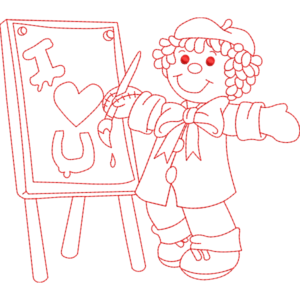 Redwork Raggies-3