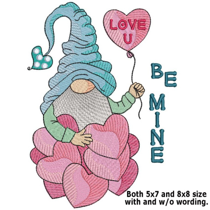 Be Mine Valentine Gnome