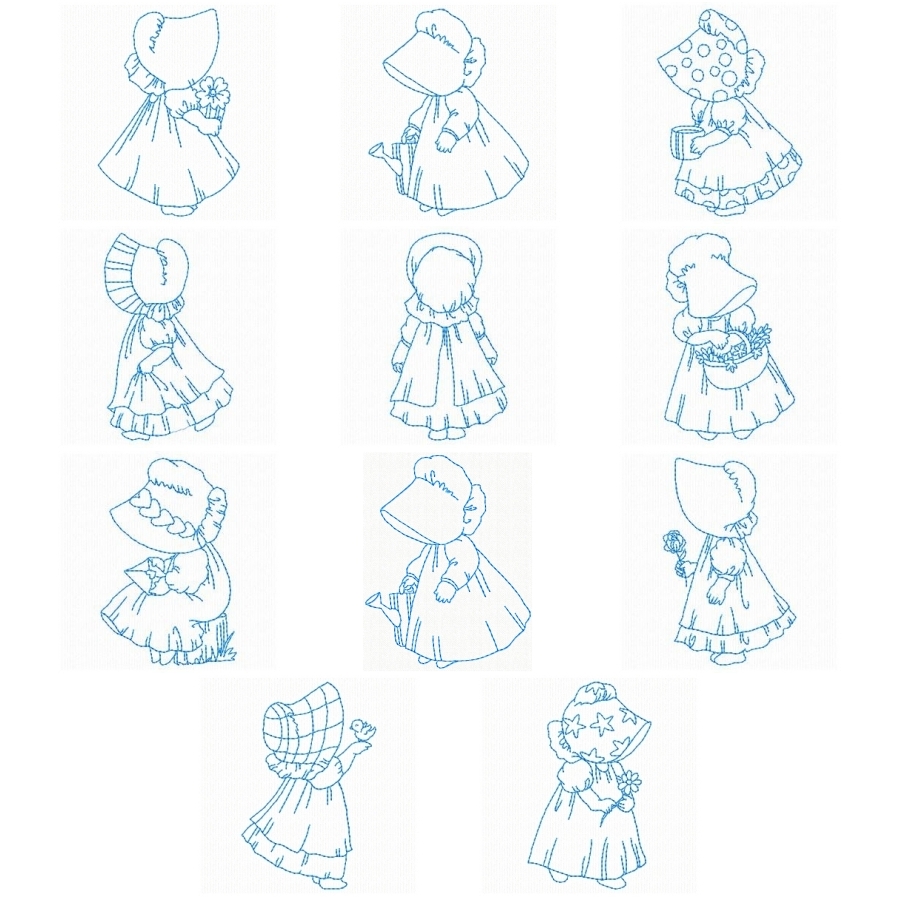 Cute Sunbonnets 
