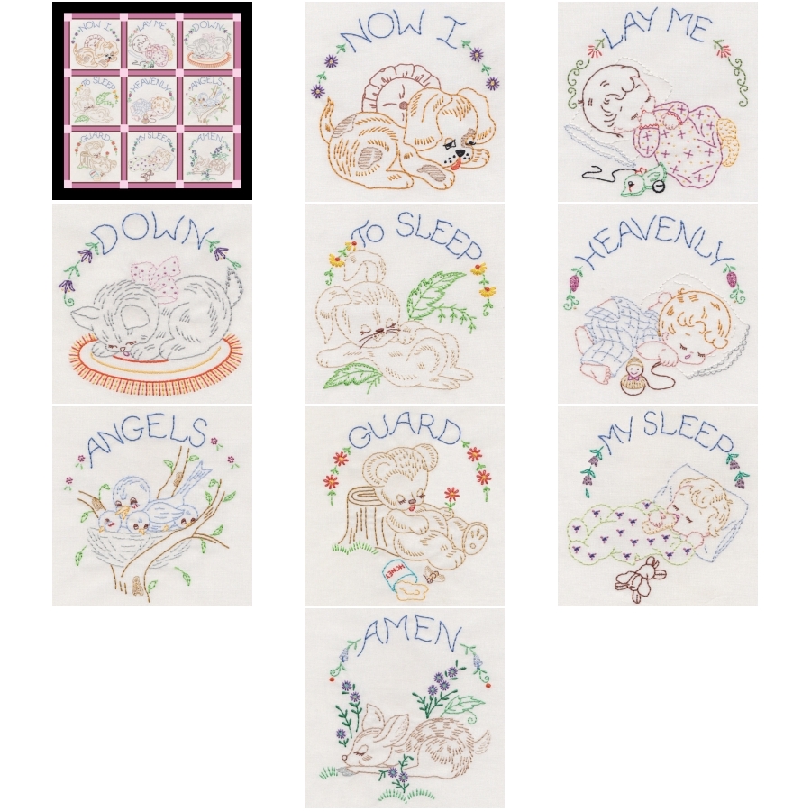 Now I Lay Me Down To Sleep Colorwork 