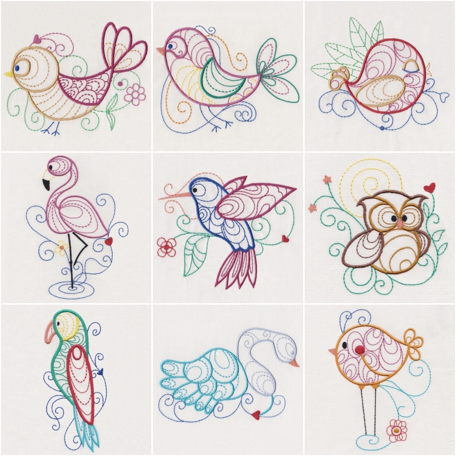 Sweet Ornamental Birds