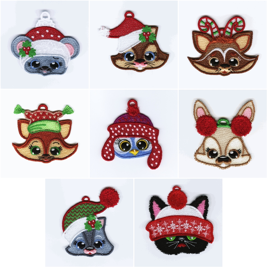 FSL Christmas Critters Ornaments