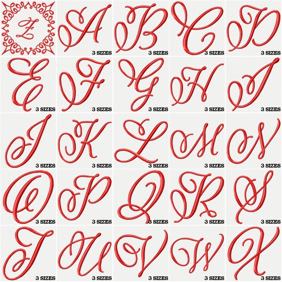 Monogram Scrolls
