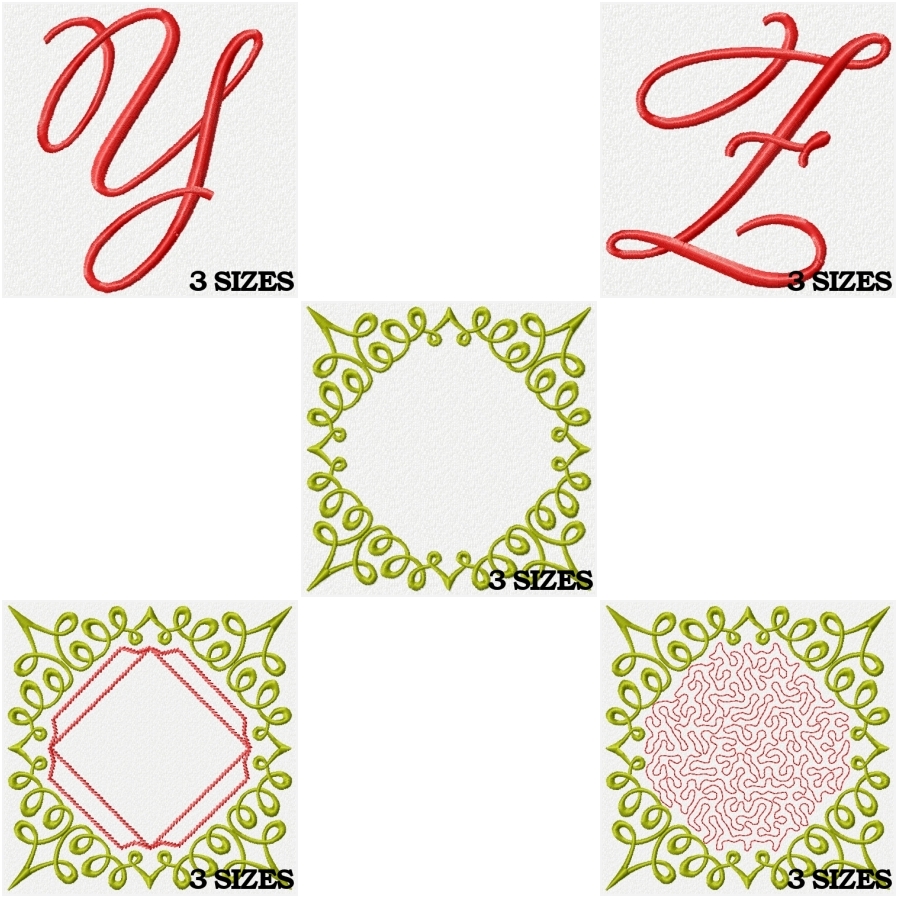 Monogram Scrolls