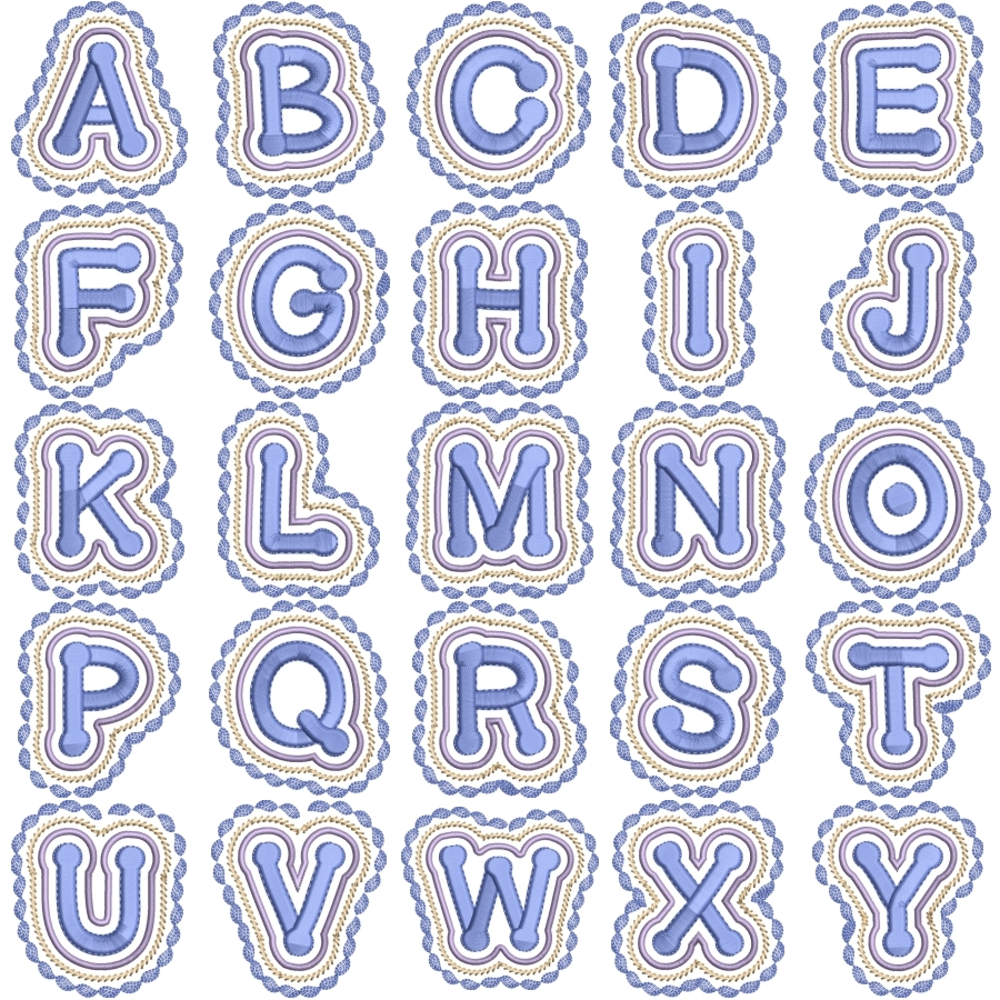 Fancy Dots Monograms