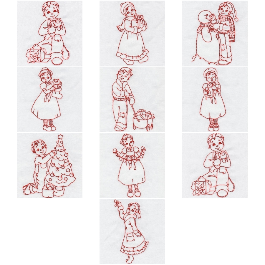 EXCLUSIVE REDWORK WINTER