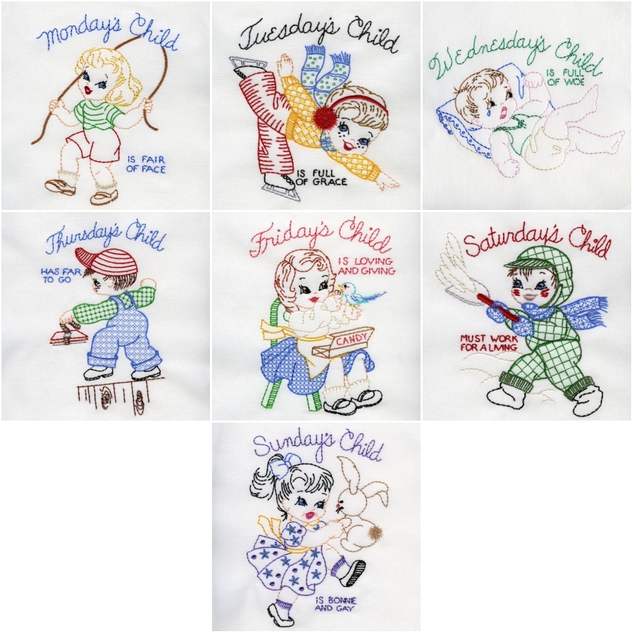 Vintage Mondays Child Colorwork