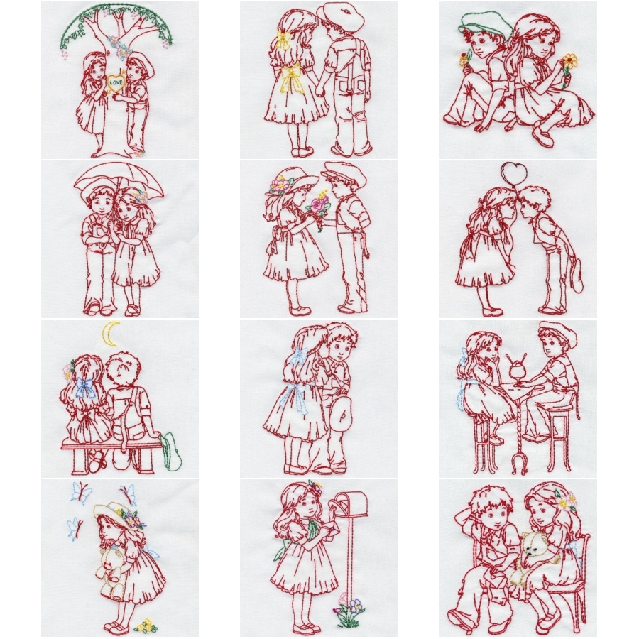 Young Love In Vintage Colorwork