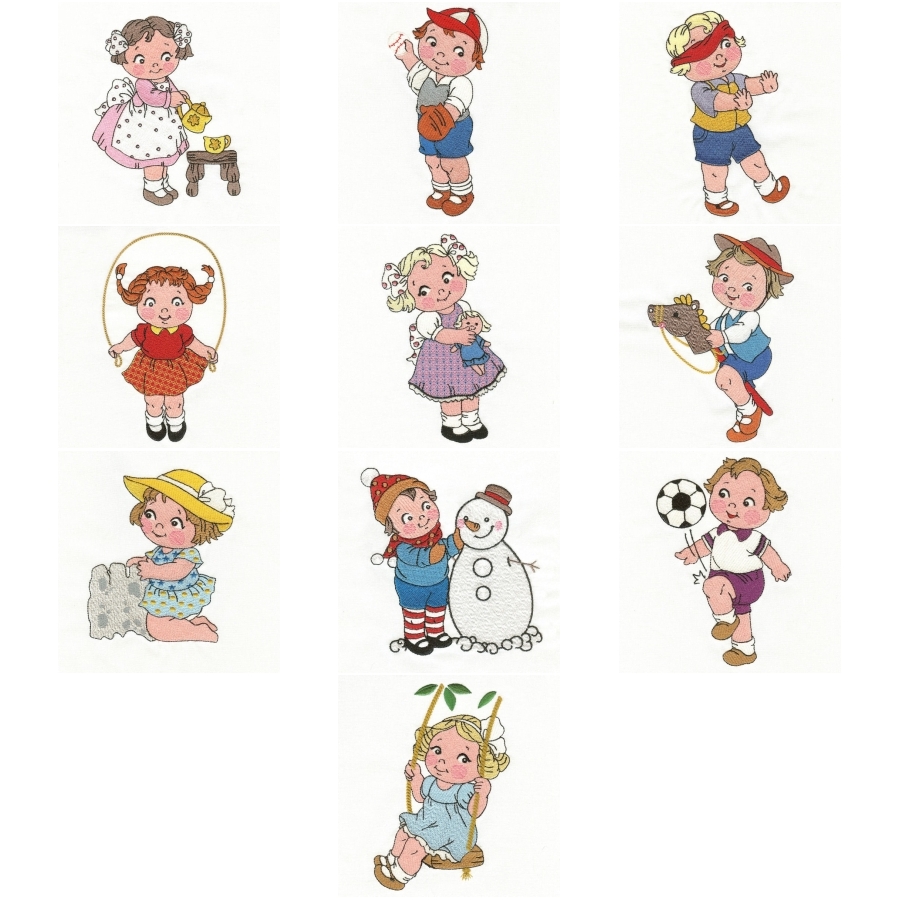 Vintage Playtime Children