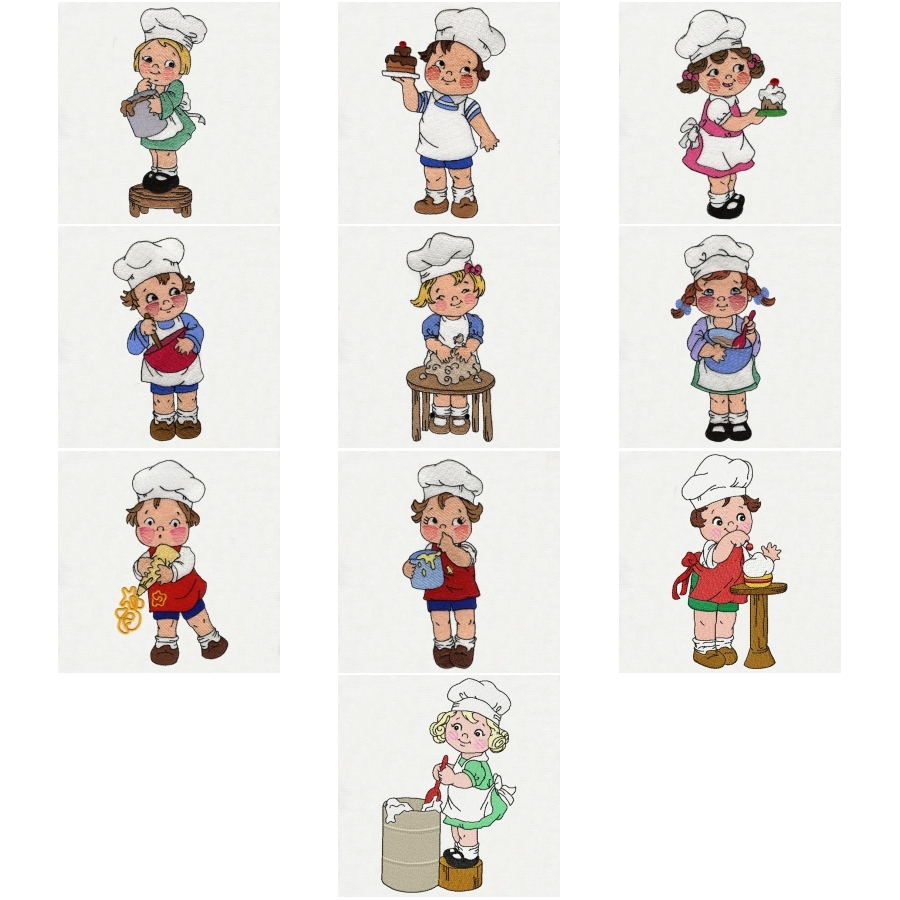 Vintage Chef Children