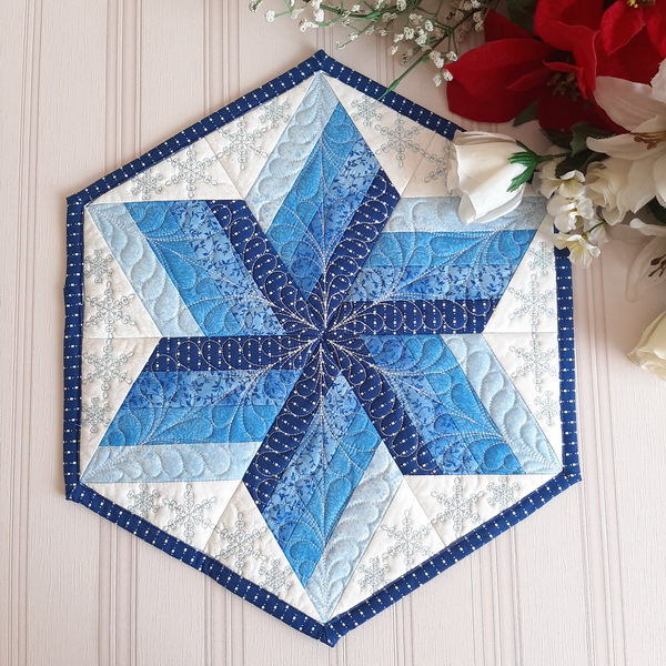 Winter Star Table Topper-3