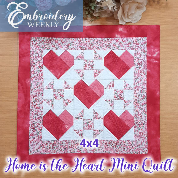 Home is the Heart Mini Quilt-3