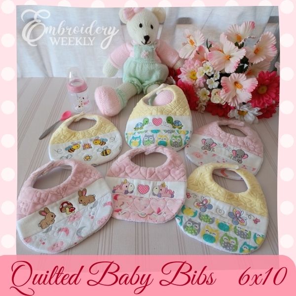 Quilted Baby Bibs-3