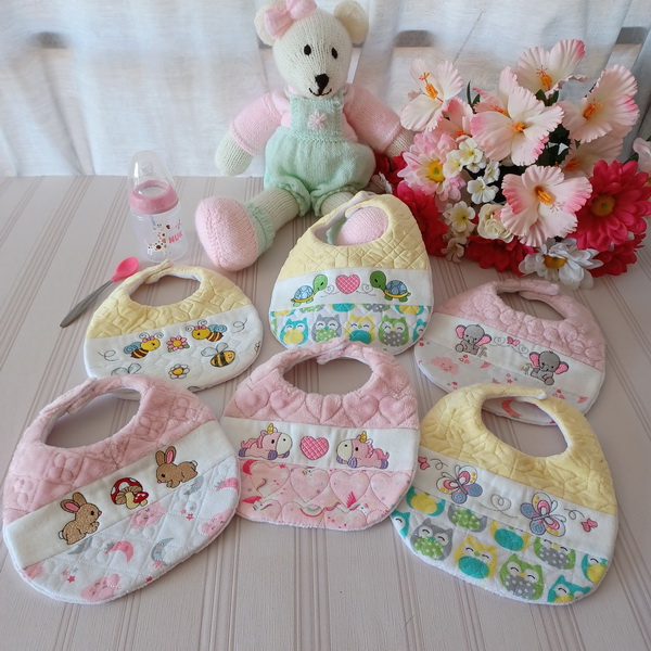 Quilted Baby Bibs-4