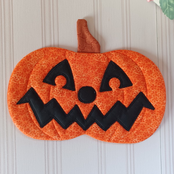 ITH Halloween Pumpkin Mug Rugs-7