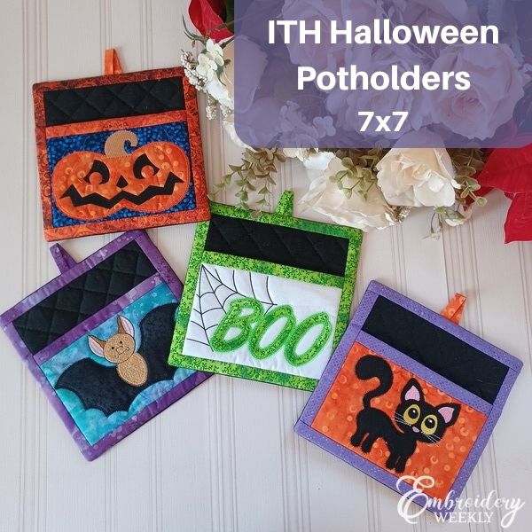 ITH Halloween Pot Holders OregonPatchWorks