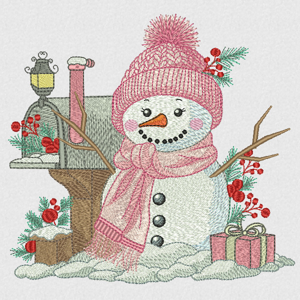 Pink Snowgirl-3