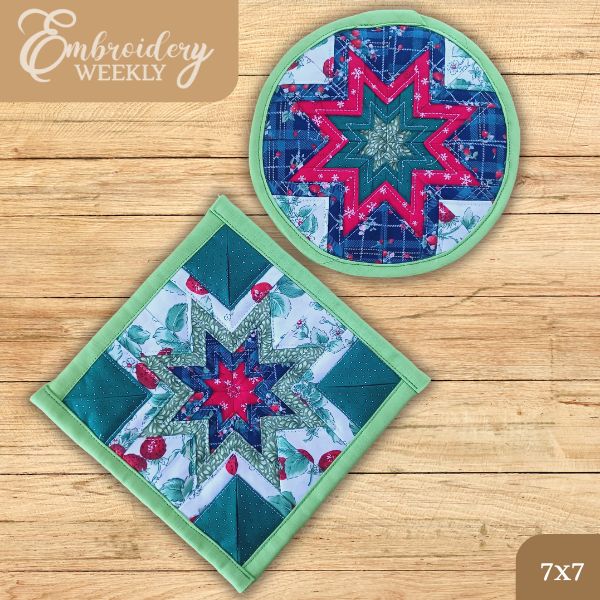 Folded Star Trivets