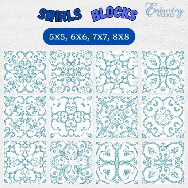 Swirls Blocks-3