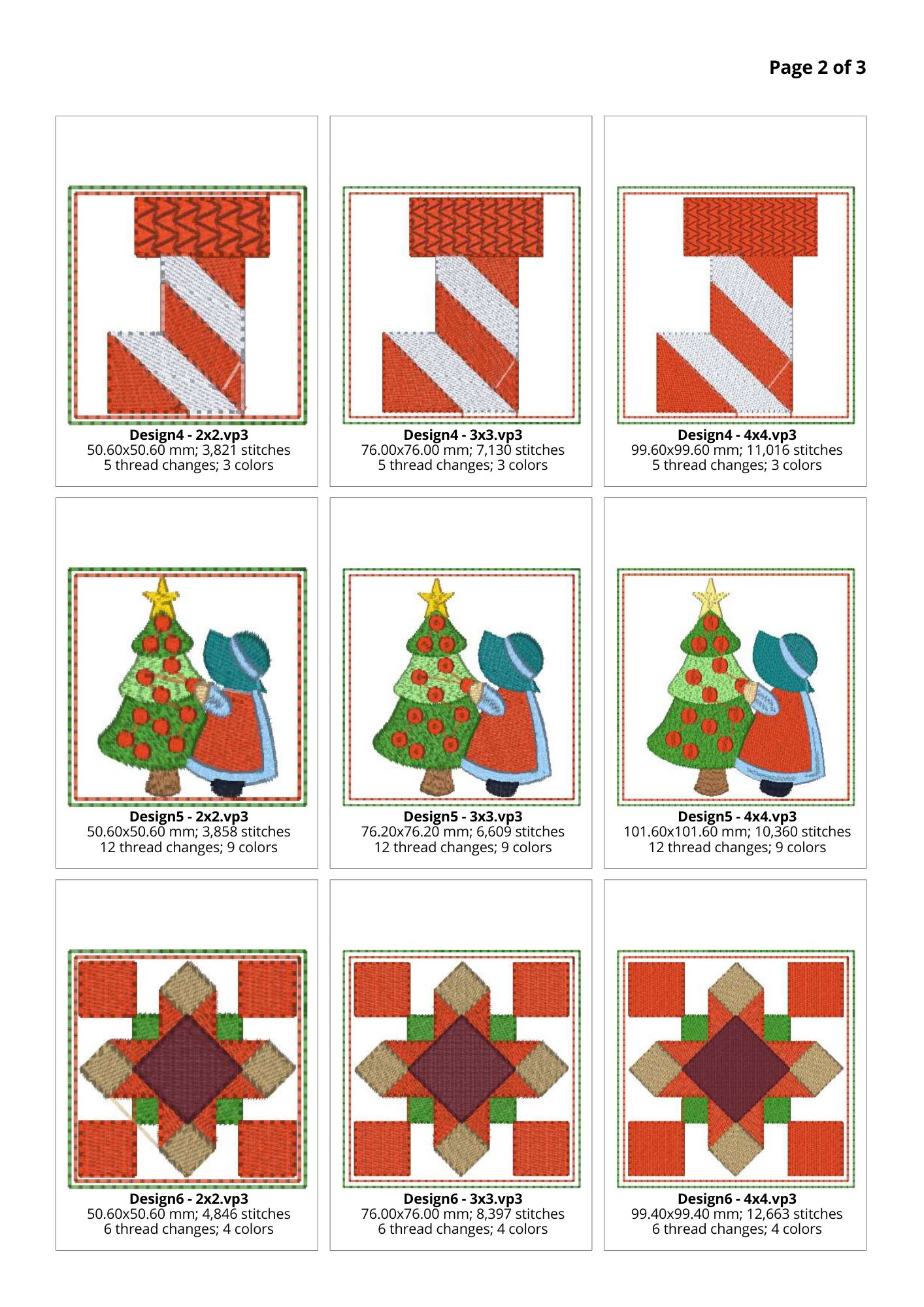 Mini Christmas Quilt Blocks-8