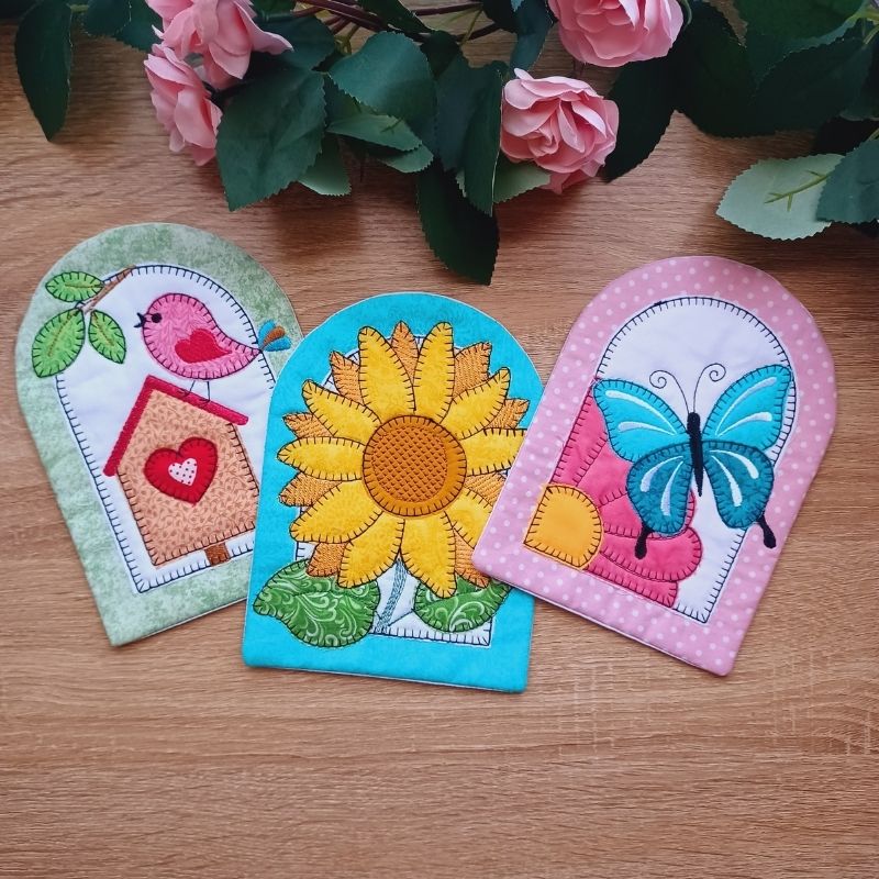 ITH Summer Mug Rugs-4