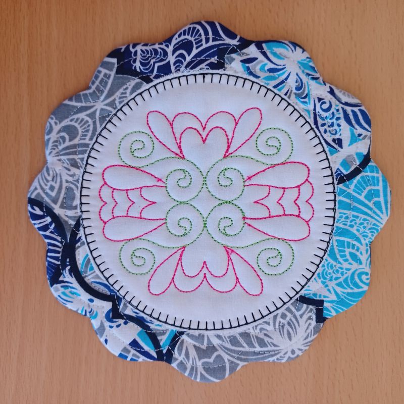 ITH Botanical Swirls Coasters and Toppers-9