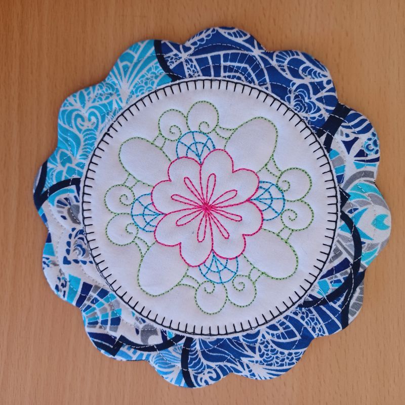 ITH Botanical Swirls Coasters and Toppers-10