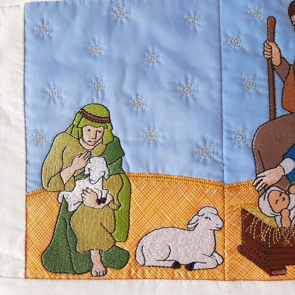 Nativity Quilt-5