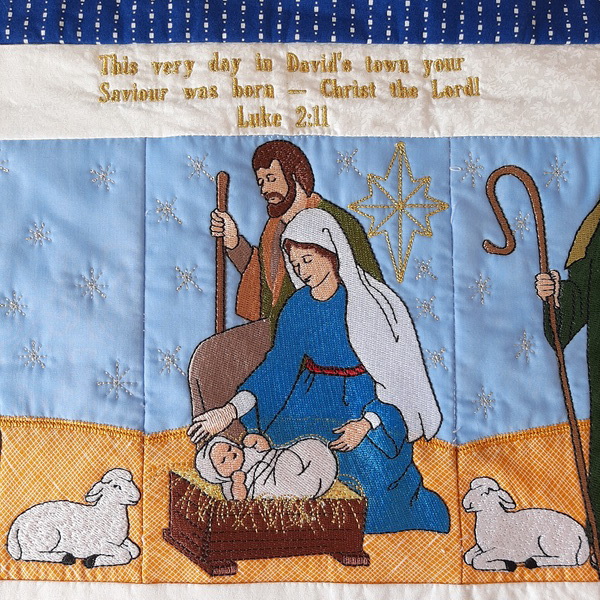 Nativity Quilt-9