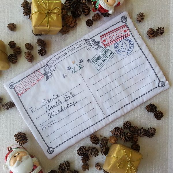 ITH Santa Post Mini Quilt-4