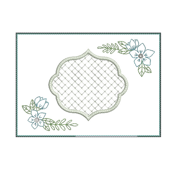 Country Floral Mug Rugs-12