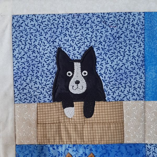 Peeky Farm Animals Mini Quilt