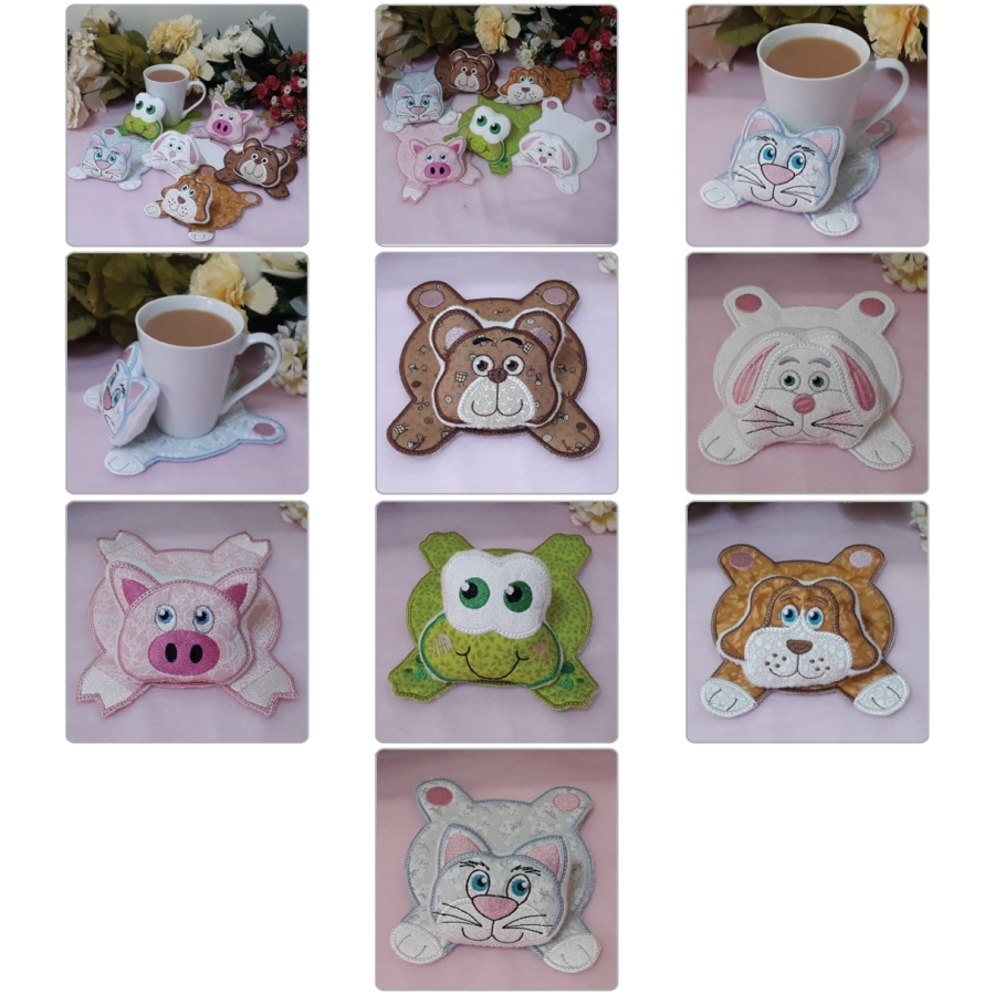 ITH Cute Animal Coasters 