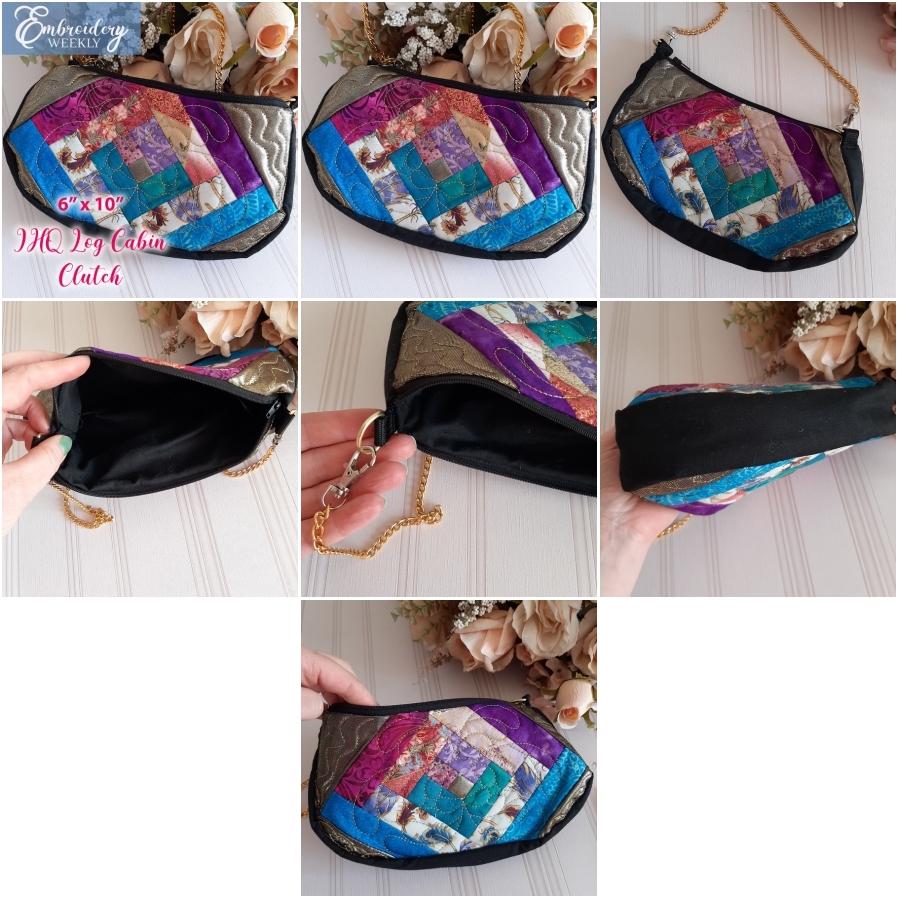 IHQ Log Cabin Clutch