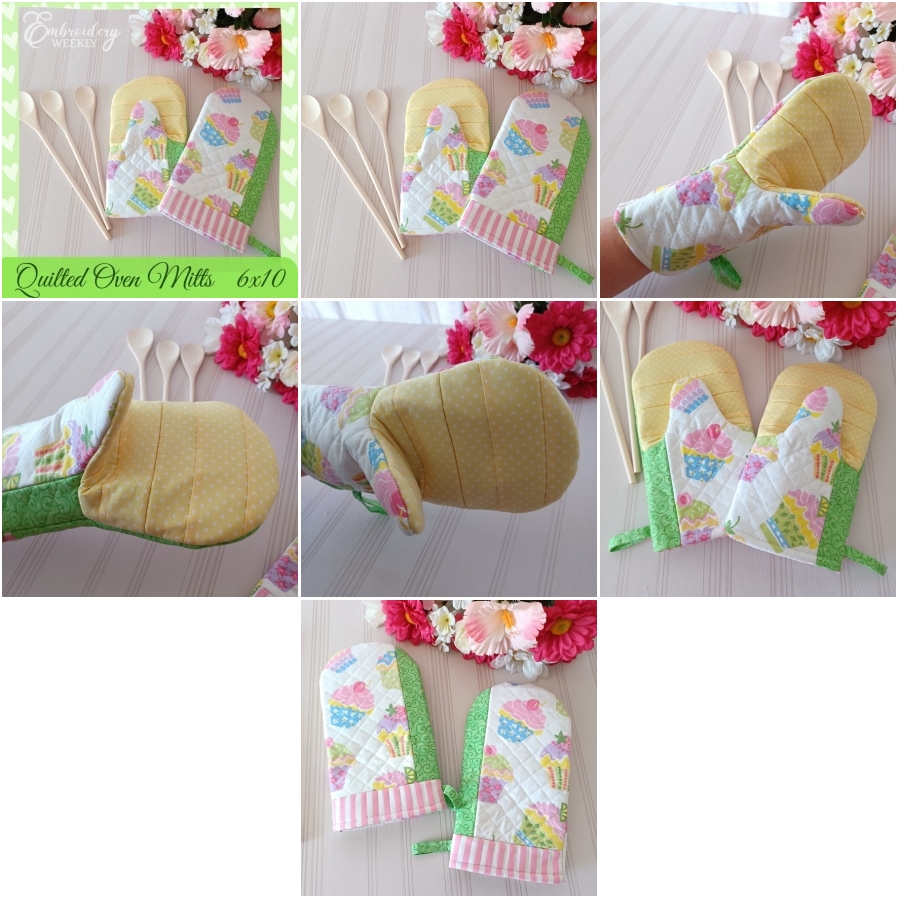 Quilted Oven Mitts