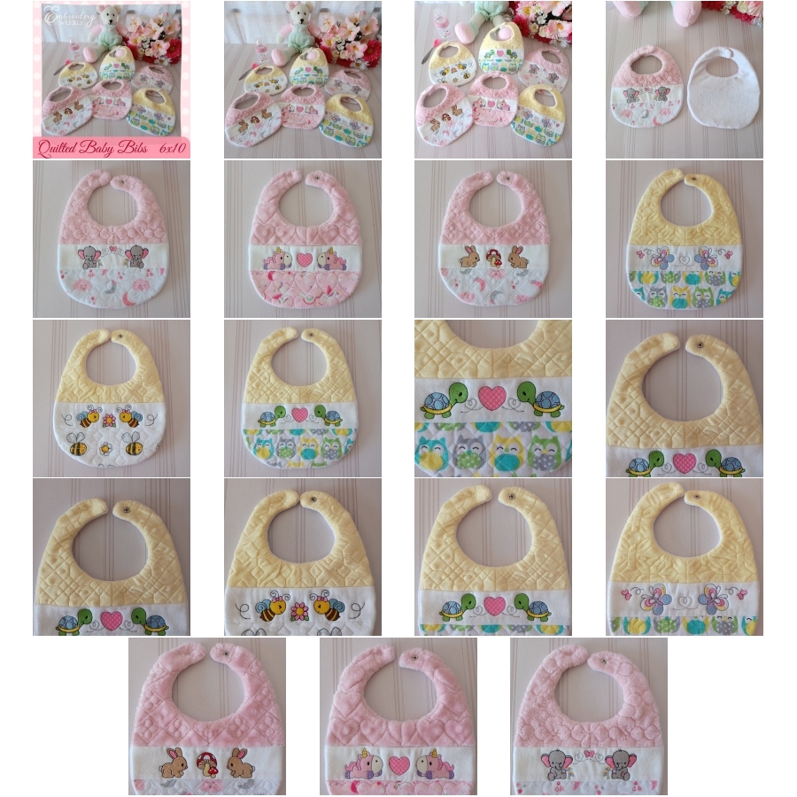 Quilted Baby Bibs