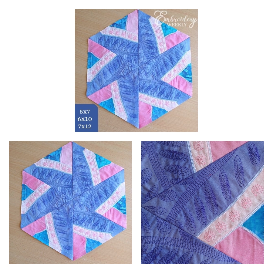 Kaleidoscope Fantasy Hexagon Block 5