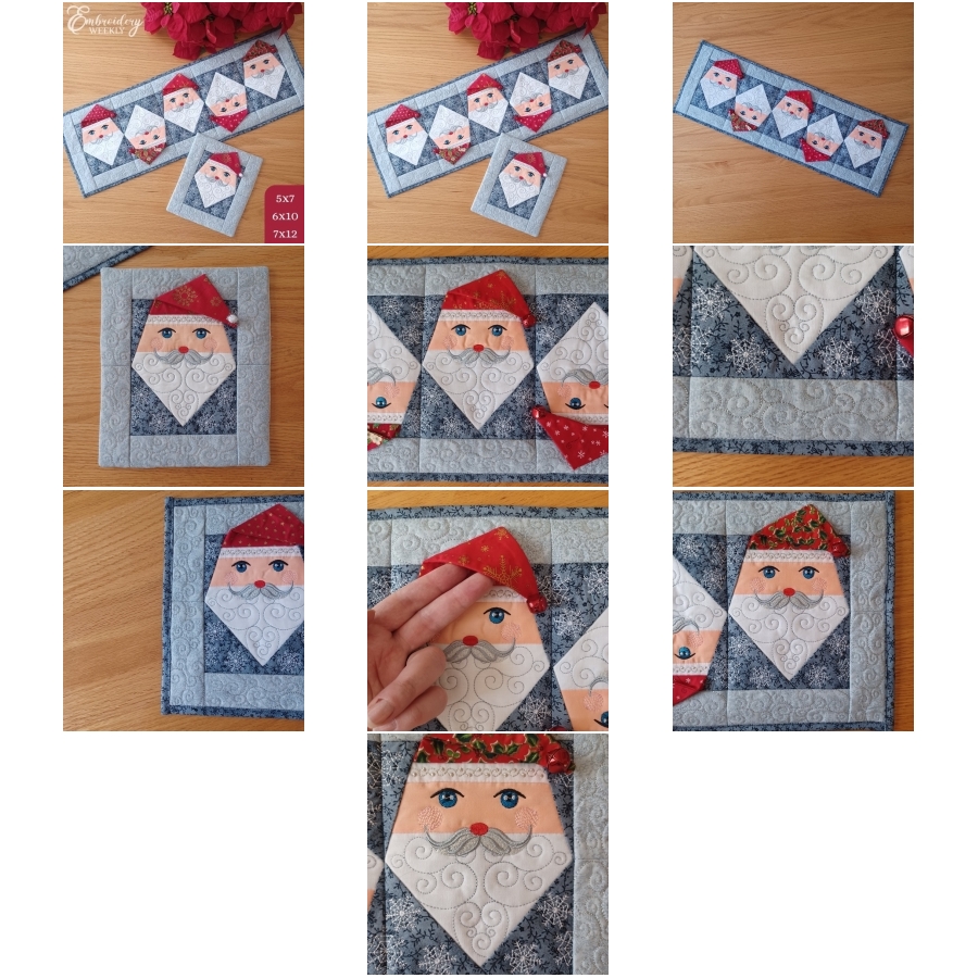 Santa Topper and Mug Rug