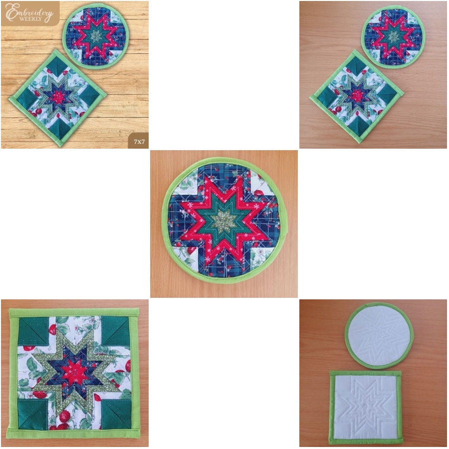 Folded Star Trivets